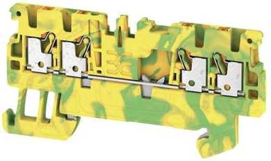 Schutzleiter-Reihenklemme 1,5 mm² grün/gelb 