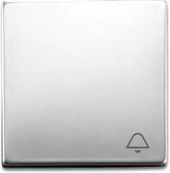 Wippe mit Aufdruck Klingel Edelstahl 