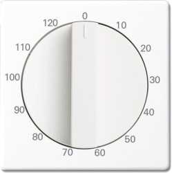 Zentralscheibe mit Drehknopf mit Aufdruck 120 min studioweiß 