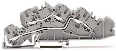 Installationsetagenklemme L/L 0.5 - 4 mm² grau 