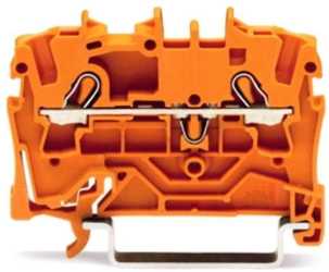 2-Leiter-Durchgangsklemme 0,25 - 2,5 orange 