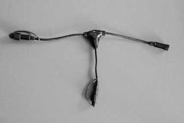 QuickFix Divider 2 T-Verbinder schwarzes Kabel 