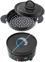 Maroniofen inkl. Crepe- und Grillplatte 0086.02G 