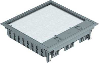 Geräteeinsatz für Universalmontage PC/ABS eisengrau 7011 