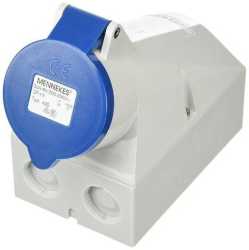 CEE-Wandsteckdose TwinCONTACT 32A 3p 230V 6h IP44 