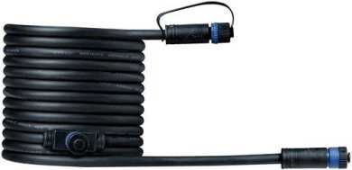 Plug+Shine Connector IP68 5m 1 in-2 out 2x1,5mm² Schwarz Kunststoff 