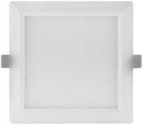 Einbaudownlight LED SLIM square DA:200x200mm 18W 4000K 1530lm weiß 
