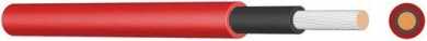 Mantelleitung für Photovoltaikanlagen Solarkabel TÜV 1x10 rot 500m Spule 