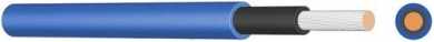 Mantelleitung für Photovoltaikanlagen Solarkabel TÜV 1x6 blau 100m Bund 