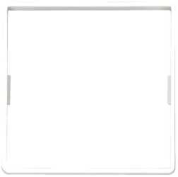 Q.x Zwischenring für Zentralstück 55x55mm polarweiß samt 