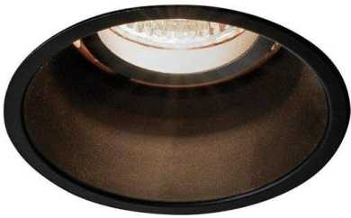 Einbaustrahler SERIE 3380 HV 1x QPAR 16 50W GU10 schwarz matt 