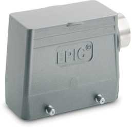 H-B 10 TSH M32 Tüllengehäuse IP65 seitlich grau Aluminium 