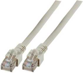 RJ45 Patchkabel SF/UTP Kat.5e 0,25m grau umspritzt 