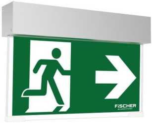 Rettungszeichenleuchte A3 Autotest AT2 3/8h 25m silber 