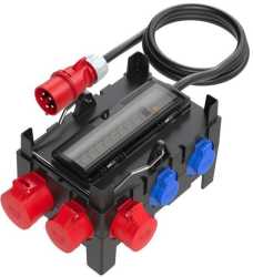 Kunststoff-Mobilverteiler Ischl 1xCEE32/5 2xCEE16/5 6xSSD 2m 