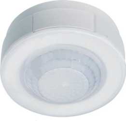 Bewegungsmelder 360° AP 230V 10A 1000 - 2300 W polarweiß matt 