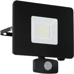 LED-Strahler 30W mit Sensor IP44 5000K 2750lm schwarz FAEDO 3 