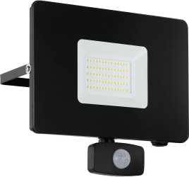 LED-Strahler mit Sensor 50W IP44 5000K 4800lm schwarz FAEDO 3 