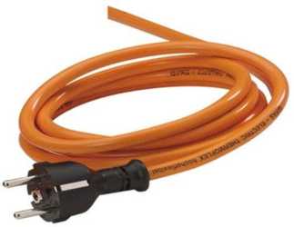 Anschlussleitung 10m Thermoflex Kabel  3x1,5 und angespritzter Schukostecker 16A 