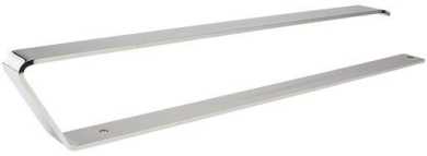 LAVA Handtuchhalter aus Edelstahl, einseitig offen, B 63cm 