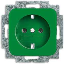 SCHUKO Steckdosen-Einsatz Busch-Duro 2000 SI mit Aufdruck SV/ZSV 