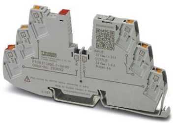 Geräteschutzschalter elektronisch 1-polig steckbar V0 grau 