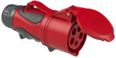 CEE Kupplung 32A 5p 6h GRIP IP44/54 