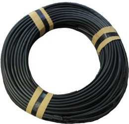 Weich PVC Isolierschlauch 12.0 mm x 0.8 mm 50m schwarz 