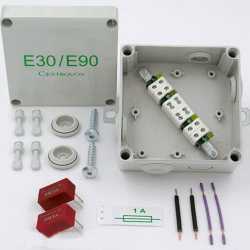 UNIVERSALfixss E30/E90 Kleinverteiler montagefertig 125x125x75 3x6+2xSM1A 