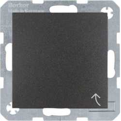 Steckdose SCHUKO mit Klappdeckel und Steckkl. anthrazit matt S.1 IP20/IP44 