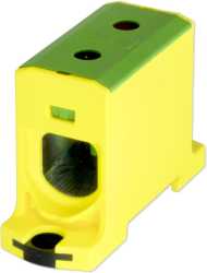 Kompaktaluklemme 1-pol. Cu/AL 25-150mm² 315/250A 1/1 gelb-grün 