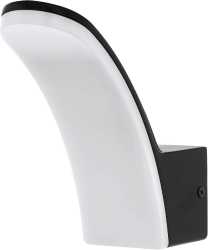 FIUMICINO SAFETY&COMFORT Wandleuchte LED 11W 1500lm 3000K schwarz IP44 