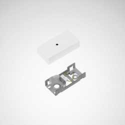 ZAR/01 Deckenanschlussdose eckig weiß 