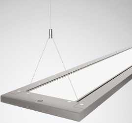 Luceo Slim Seilaufhänung 2-Punkt Triangel 2.000mm 