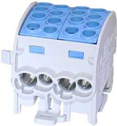 Hauptleitungsklemme BGV A2 Typ C 1000V AC/DC ZK 25/1 1polig 8 CU 080120-1-4 blau 