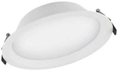 Einbaudownlight LED ALU 200 25W 4000K 2370lm IP44 weiß DALI 