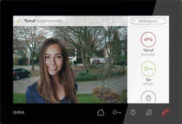 Wohnungsstation Video AP Plus System 55 schwarz 
