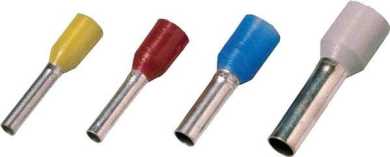 Isolierte Aderendhülse DIN 46228 Teil 4 0,75 mm² 10 mm Länge verzinnt grau 