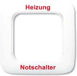 Abdeckrahmen Reflex 1-fach Aufdruck  