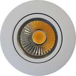 LED Einbaustrahler A 5068 T Flat weiss-matt 8W 930 38° dim 