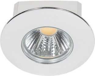 LED Einbaustrahler A 5068 T Flat IP44 chrom 8W 930 38° dim 