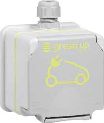 Plexo66 GREEN-UP Aufputz Ladesteckdose Schutzkontaktsteckdose 16A IP 55 