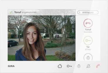 Wohnungsstation Video AP 7 reinweiß 