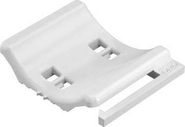 Gegenwanne 52-58mm PP lichtgrau RAL 7035 