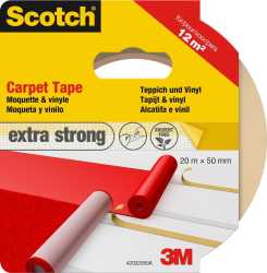 Teppichklebeband 50 mm x 20 m weiß 