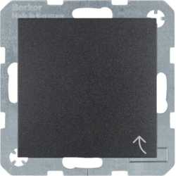 Steckdose SCHUKO mit Klappdeckel und Schraubliftklemmen anthrazit matt S.1 IP44 