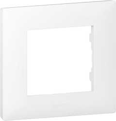 Niloe Step 1-Fach Rahmen Ultraweiss 