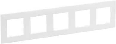 Niloe Step 5-Fach Rahmen Ultraweiss 