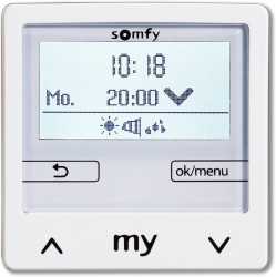 Wind- und Sonnenautomatik Soliris Smoove IB+ Pure White Steuerung ohne Rahmen 