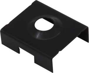 LED Profil MILANO / FRANKFURT Halterung schwarz 